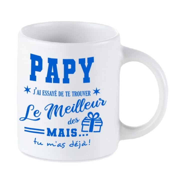 Tip Top Tshirt - Mug Papy, j'ai essayé de te trouver le meilleur des cadeaux - Made in France