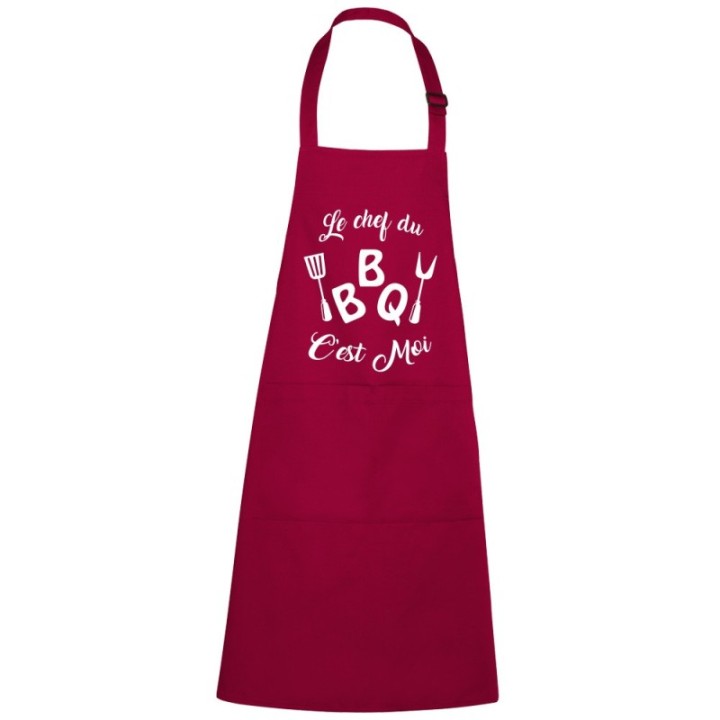 Tip Top Tshirt - Tablier le chef du BBQ c'est moi - Made in France