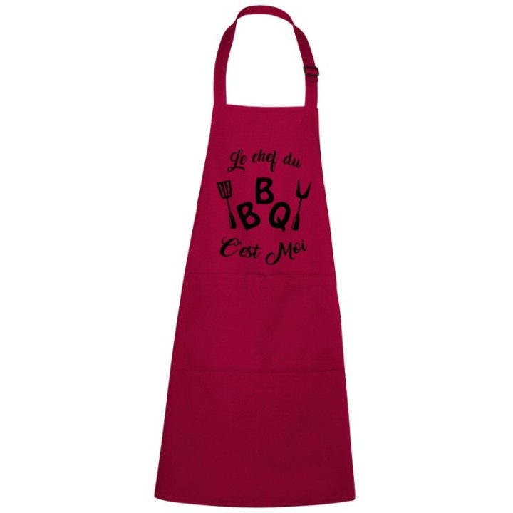 Tip Top Tshirt - Tablier le chef du BBQ c'est moi - Made in France