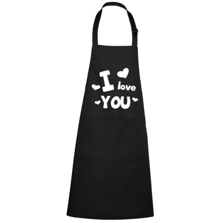 Tip Top Tshirt - Tablier I love you - Made in France