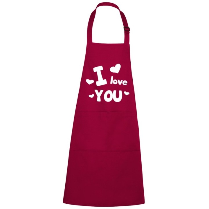 Tip Top Tshirt - Tablier I love you - Made in France