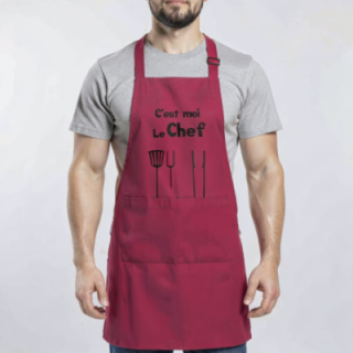 Tip Top Tshirt - Tablier C'est moi le chef - Made in France
