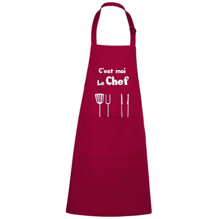 Tip Top Tshirt - Tablier C'est moi le chef - Made in France