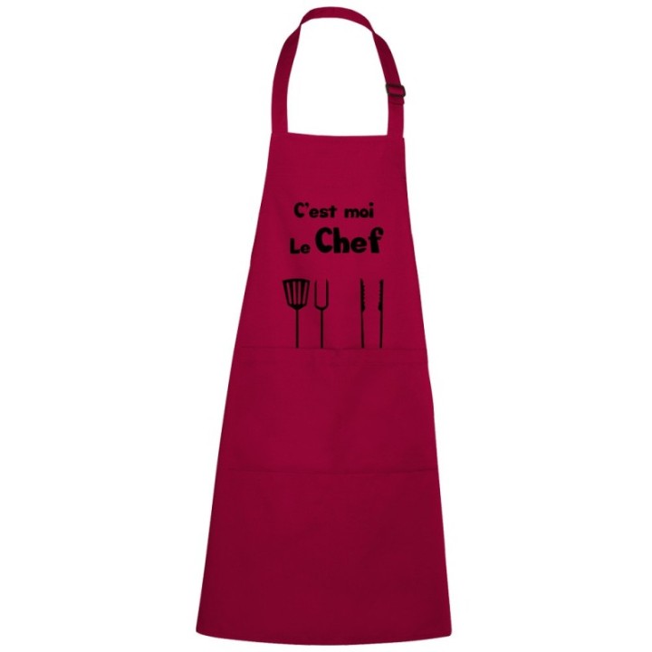 Tip Top Tshirt - Tablier C'est moi le chef - Made in France