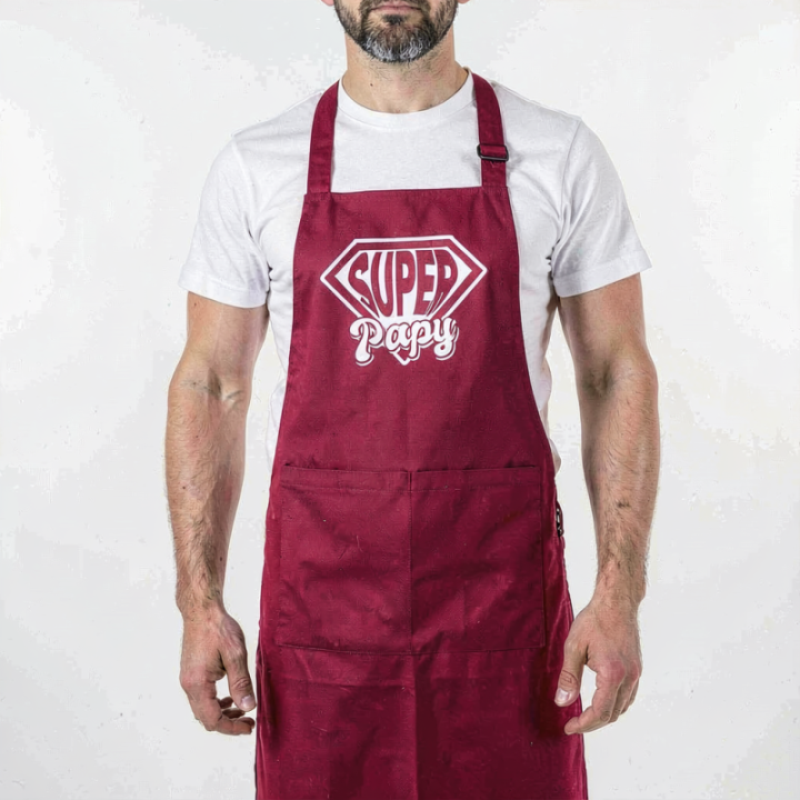 Tip Top Tshirt - Tablier Super Papy - Made in France