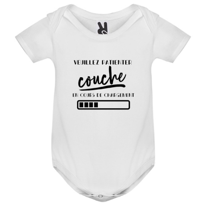 Tip Top Tshirt - Body bébé Couche en cours de chargement... - Made in France