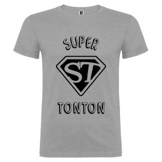 T-shirt Homme Super Tonton - Gris