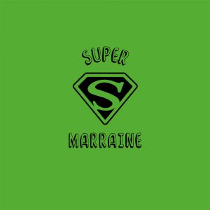 T-shirt Femme Super Marraine