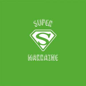 T-shirt Femme Super Marraine
