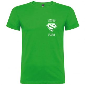T-shirt Homme Super Papa - Vert