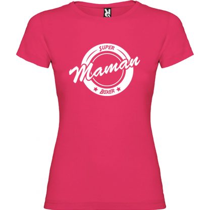 T-shirt Femme Super Maman Biker
