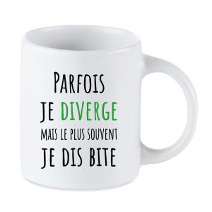 Mug Parfois je diverge…