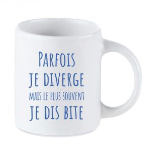 Mug Parfois je diverge…