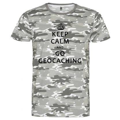 T-shirt Homme Keep Calm & Go Geocaching
