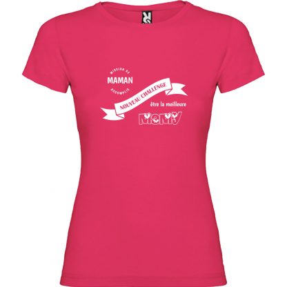T-shirt Femme Nouveau challenge : Etre la meilleure Mamy
