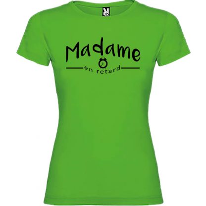 T-shirt Femme Madame en retard