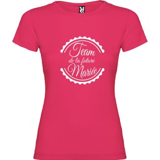 T-shirt Femme Team de la Future Mariée - Rose
