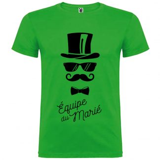 T-shirt Homme Equipe du Marié - Vert