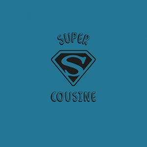 T-shirt Femme Super Cousine