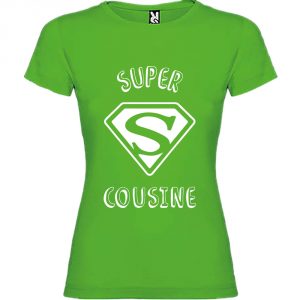 T-shirt Femme Super Cousine