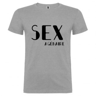 T-shirt Homme SEXagénaire - Gris