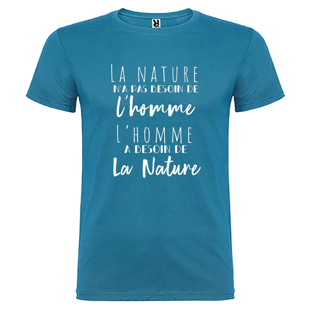 T-shirt homme Aide la nature