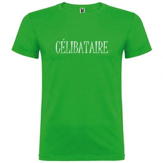 T-shirt Homme Célibataire - Vert