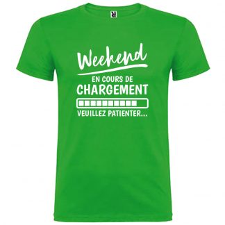 T-shirt Homme Weekend en cours de chargement - Vert