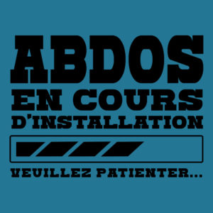 T-shirt Femme Abdos en cours d’installation