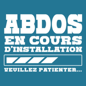 T-shirt Femme Abdos en cours d’installation