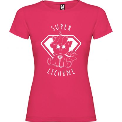 T-shirt Femme Super licorne